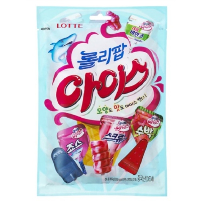 [롯데]  롤리팝아이스 막대사탕 132g (내수용)