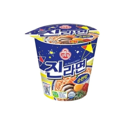 [오뚜기] 진라면컵 65g (순한맛/내수용)