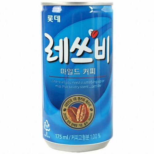 [롯데] 레쓰비 마일드 커피/캔(내수용) 175ml