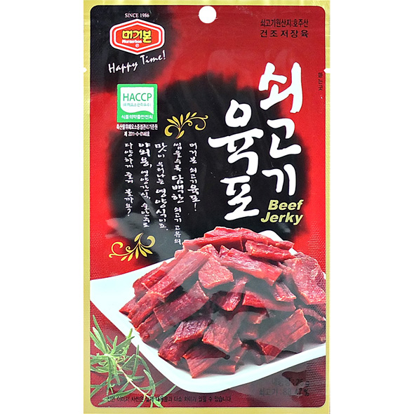 [머거본] 쇠고기육포 25g (내수용)