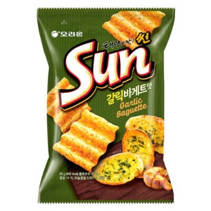[오리온]  썬칩 /갈릭바게트맛 80g (내수용)