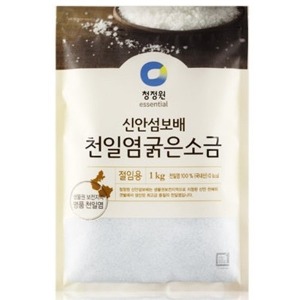 [청정원]  신안섬보배 천일염 굵은소금 1kg